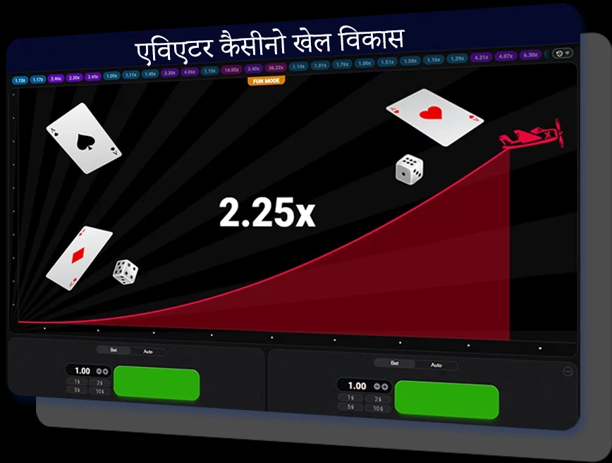 Image mein ek tablet dikh raha hai jisme Aviator game chal raha hai, aur neeche caption likha hai 'AVIATOR CASINO GAME DEVELOPMENT'